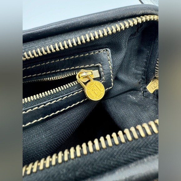 Fendi Pequin Boston PVC Handbag - Picture 3 of 16